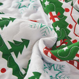 NNEDSZ Cozy Christmas Eve Queen Bedspread Set