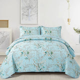 NNEDSZ Heavenly Quilted coverlet and pillowcovers set: Cozy and Warm - Queen size