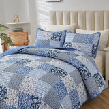NNEDSZ Vintage-Inspired Big Check Queen Bedding Set Cozy & Stylish