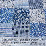 NNEDSZ Vintage-Inspired Big Check Queen Bedding Set Cozy & Stylish