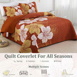 NNEDSZ Toasty Quilted bedspread and pillowcovers set: Perfect for Cold Nights - Queen size