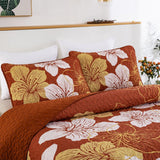 NNEDSZ Toasty Quilted bedspread and pillowcovers set: Perfect for Cold Nights - Queen size