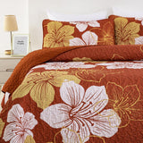 NNEDSZ Toasty Quilted bedspread and pillowcovers set: Perfect for Cold Nights - Queen size