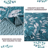NNEDSZ Decadent Quilted Coverlet and Pillowcases Set: Experience Supreme Comfort - Queen size