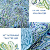 NNEDSZ Richly Textured Quilted Coverlet and Pillowcases Set: Embrace the Comfort - Queen size