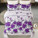 NNEDSZ Eclectic Quilted coverlet and pillowcovers set: Add Unique Flair - Queen size