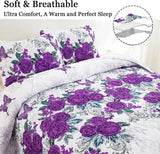 NNEDSZ Eclectic Quilted coverlet and pillowcovers set: Add Unique Flair - Queen size