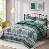NNEDSZ Breezy Tropical green Cozy 3 Pc Bedspread & Pillow Cover Set