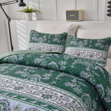 NNEDSZ Breezy Tropical green Cozy 3 Pc Bedspread & Pillow Cover Set