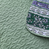 NNEDSZ Breezy Tropical green Cozy 3 Pc Bedspread & Pillow Cover Set