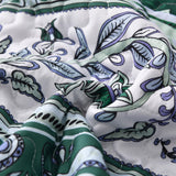 NNEDSZ Breezy Tropical green Cozy 3 Pc Bedspread & Pillow Cover Set