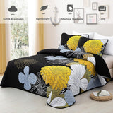 NNEDSZ Refined Quilted Bedspread and Pillowcases Set: Perfect Harmony of Comfort and Style - Queen size