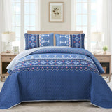 NNEDSZ Nature Lover's Quilted bedspread and pillowcovers set: Inspired by the Outdoors - Queen size