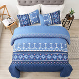 NNEDSZ Nature Lover's Quilted bedspread and pillowcovers set: Inspired by the Outdoors - Queen size
