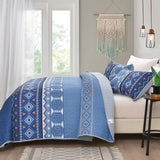 NNEDSZ Nature Lover's Quilted bedspread and pillowcovers set: Inspired by the Outdoors - Queen size