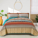 NNEDSZ Textured Quilted bedspread and pillowcovers set: Add Depth and Dimension - Queen size