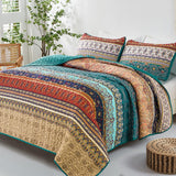 NNEDSZ Textured Quilted bedspread and pillowcovers set: Add Depth and Dimension - Queen size