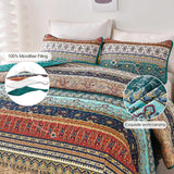NNEDSZ Textured Quilted bedspread and pillowcovers set: Add Depth and Dimension - Queen size