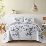 NNEDSZ Finely Quilted Bedspread and Pillowcases Set: A Blend of Art and Comfort - Queen size