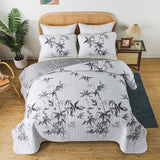 NNEDSZ Finely Quilted Bedspread and Pillowcases Set: A Blend of Art and Comfort - Queen size