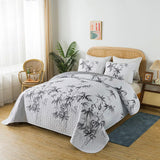 NNEDSZ Finely Quilted Bedspread and Pillowcases Set: A Blend of Art and Comfort - Queen size