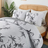 NNEDSZ Finely Quilted Bedspread and Pillowcases Set: A Blend of Art and Comfort - Queen size