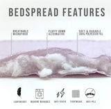 NNEDSZ Finely Quilted Bedspread and Pillowcases Set: A Blend of Art and Comfort - Queen size