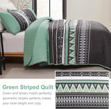 NNEDSZ Neutral Quilted bedspread and pillowcovers set: Versatile Style - Queen size
