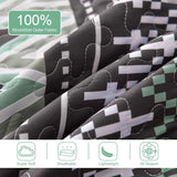 NNEDSZ Neutral Quilted bedspread and pillowcovers set: Versatile Style - Queen size