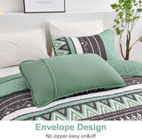 NNEDSZ Neutral Quilted bedspread and pillowcovers set: Versatile Style - Queen size