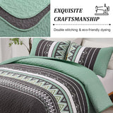 NNEDSZ Neutral Quilted bedspread and pillowcovers set: Versatile Style - Queen size