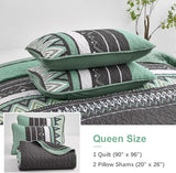 NNEDSZ Neutral Quilted bedspread and pillowcovers set: Versatile Style - Queen size