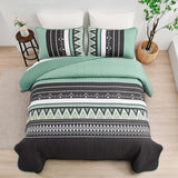 NNEDSZ Neutral Quilted bedspread and pillowcovers set: Versatile Style - Queen size