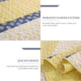 NNEDSZ Ornate Quilted coverlet and pillowcovers set: Embellished Beauty - Queen size