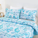 NNEDSZ Inviting Quilted bedspread and pillowcovers set: Ideal for All Seasons - Queen size