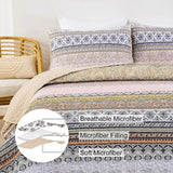 NNEDSZ Crafted Quilted Bedspread and Pillowcases Set: A Testament to Skilled Craftsmanship - Queen size