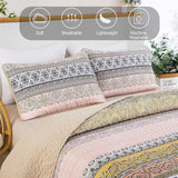 NNEDSZ Crafted Quilted Bedspread and Pillowcases Set: A Testament to Skilled Craftsmanship - Queen size