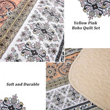 NNEDSZ Crafted Quilted Bedspread and Pillowcases Set: A Testament to Skilled Craftsmanship - Queen size