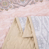 NNEDSZ Crafted Quilted Bedspread and Pillowcases Set: A Testament to Skilled Craftsmanship - Queen size
