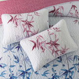 NNEDSZ Floral Quilted bedspread and pillowcovers set: Embrace Nature Indoors - Queen size