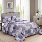 NNEDSZ Harmonious Quilted bedspread and pillowcovers set: Perfect Balance of Style - Queen size
