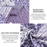 NNEDSZ Harmonious Quilted bedspread and pillowcovers set: Perfect Balance of Style - Queen size