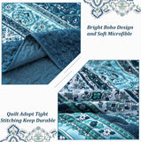 NNEDSZ Opalescent Quilted coverlet and pillowcovers set: Shimmering Beauty - Queen size
