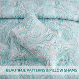 NNEDSZ Distinctive Quilted Coverlet and Pillowcases Set: Make a Bold Statement - Queen size