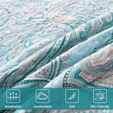 NNEDSZ Distinctive Quilted Coverlet and Pillowcases Set: Make a Bold Statement - Queen size