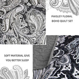 NNEDSZ Artful Quilted Coverlet and Pillowcases Set: Beauty in Every Stitch - Queen size