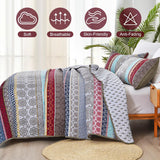 NNEDSZ Ethereal Textured bloom 3 Pc Bedspread & Pillow Cover Set