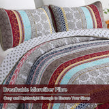 NNEDSZ Ethereal Textured bloom 3 Pc Bedspread & Pillow Cover Set