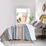 NNEDSZ Graceful Quilted Coverlet and Pillowcases Set: Timeless Beauty and Comfort - Queen size