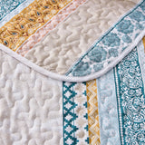 NNEDSZ Graceful Quilted Coverlet and Pillowcases Set: Timeless Beauty and Comfort - Queen size